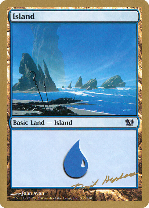 Island — World Championship Decks 2003 #dh336, art by John Avon