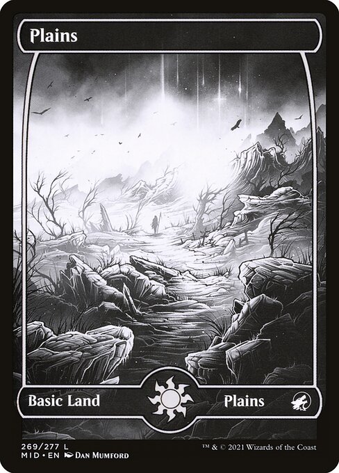 Plains — Innistrad: Midnight Hunt #269, art by Dan Mumford