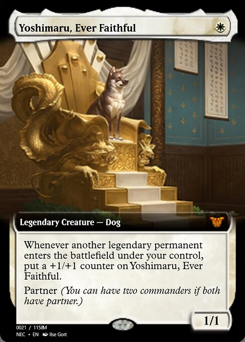 Yoshimaru, Ever Faithful — Magic Online Promos #97905, art by Ilse Gort