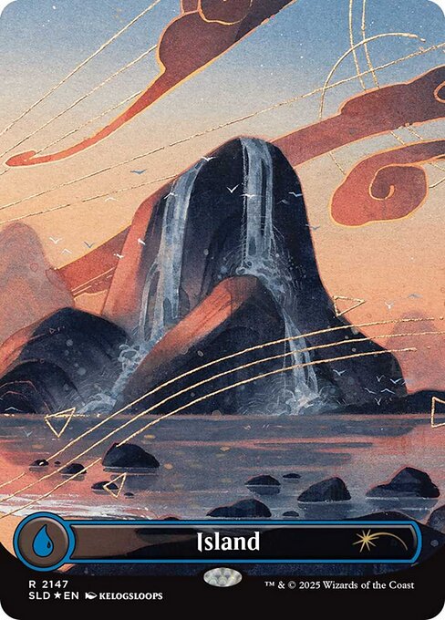 Island — Secret Lair Drop #2147, art by Kelogsloops
