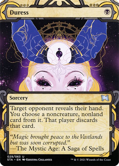 Duress — Strixhaven Mystical Archive #29, art by Kristina Collantes