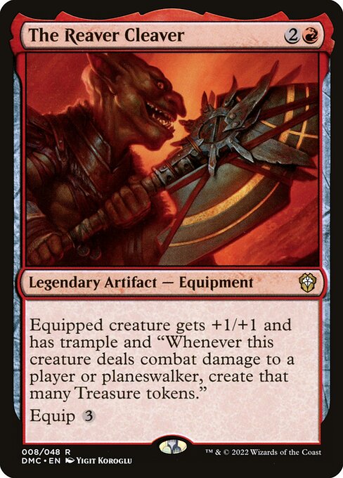 The Reaver Cleaver — Dominaria United Commander #8, art by Yigit Koroglu