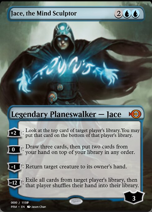 Jace, the Mind Sculptor — Magic Online Promos #82878, art by Jason Chan