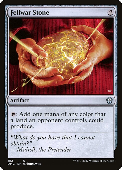 Fellwar Stone — Dominaria United Commander #182, art by John Avon