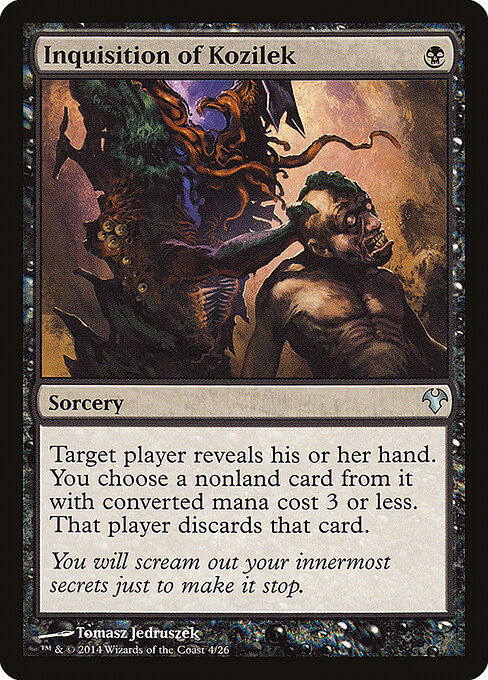Inquisition of Kozilek — Modern Event Deck 2014 #4, art by Tomasz Jedruszek