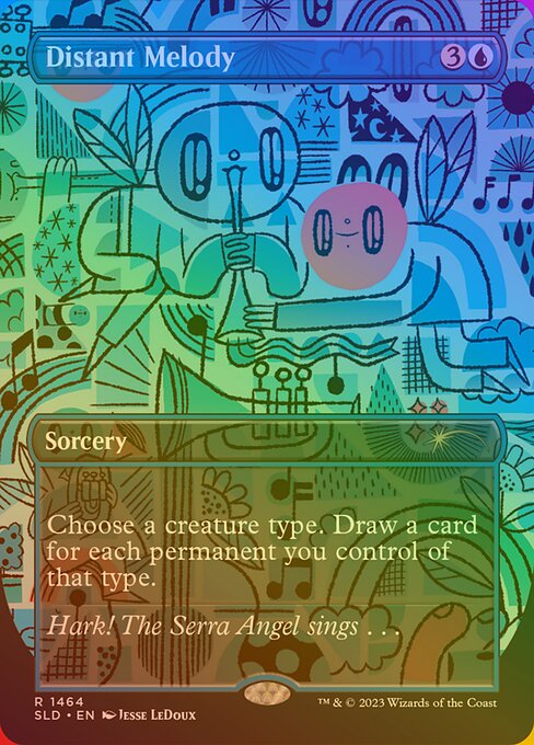 Distant Melody — Secret Lair Drop #1464★, art by Jesse LeDoux