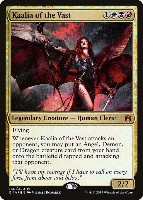 Kaalia of the Vast — Commander Anthology #180, art by Michael Komarck