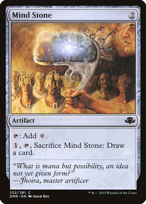 Mind Stone — Dominaria Remastered #232, art by Adam Rex