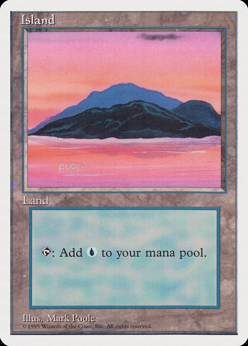 Island — Rivals Quick Start Set #56, art by Mark Poole