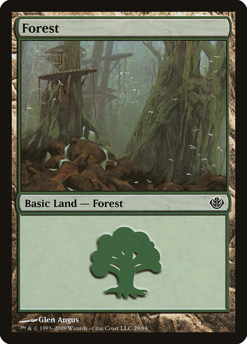 Forest — Duel Decks: Garruk vs. Liliana #29, art by Glen Angus