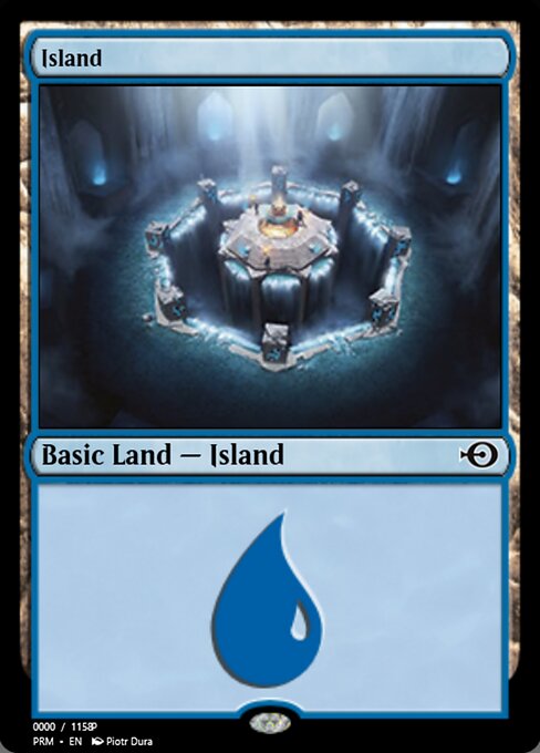 Island — Magic Online Promos #81848, art by Piotr Dura