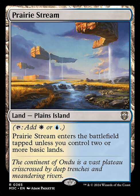 Prairie Stream — Modern Horizons 3 Commander #365, art by Adam Paquette