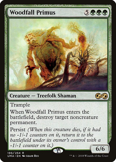 Woodfall Primus — Ultimate Masters #195, art by Adam Rex