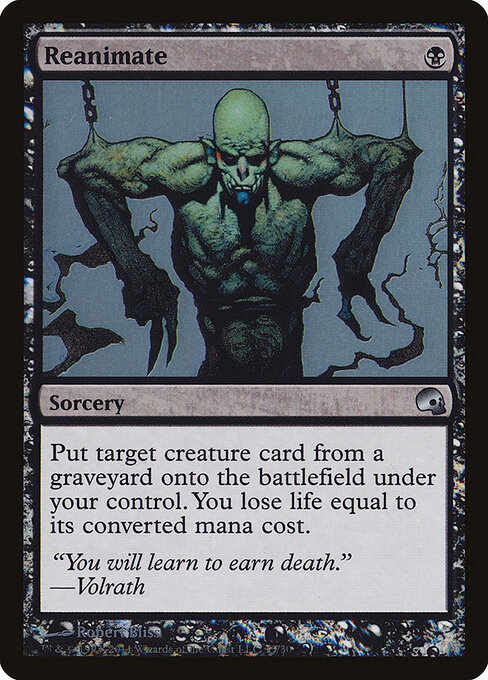 Reanimate — Premium Deck Series: Graveborn #15, art by Robert Bliss