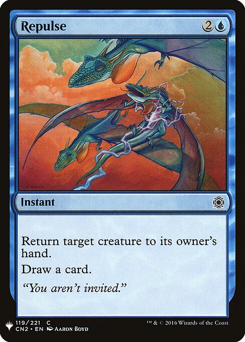 Repulse — The List #CN2-119, art by Aaron Boyd
