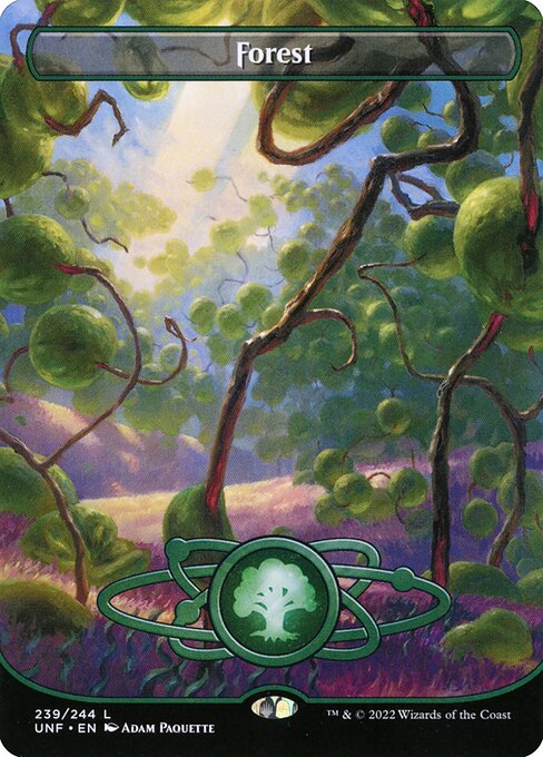 Forest — Unfinity #239, art by Adam Paquette