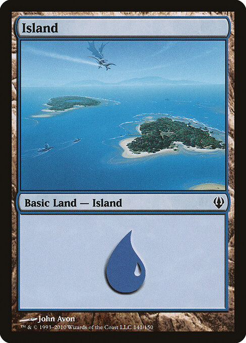 Island — Archenemy #141, art by John Avon