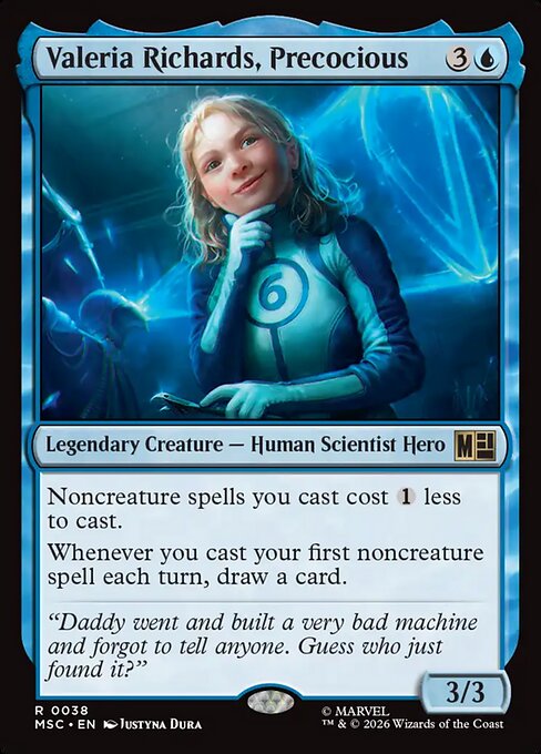 Valeria Richards, Precocious