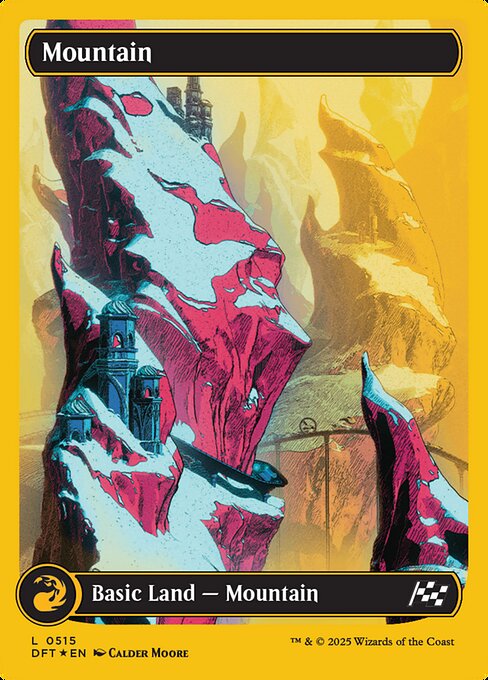 Mountain — Aetherdrift #515, art by Calder Moore