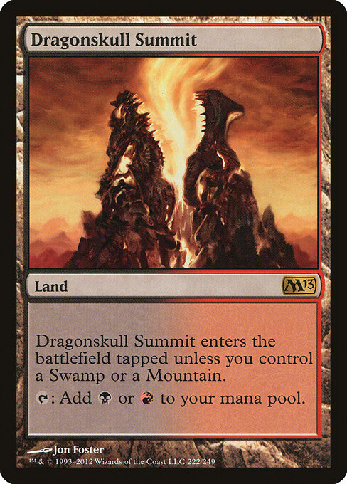 Dragonskull Summit — Magic 2013 #222, art by Jon Foster