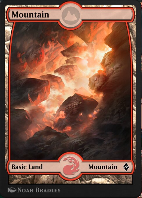 Mountain — MTG Arena Promos #204, art by Noah Bradley