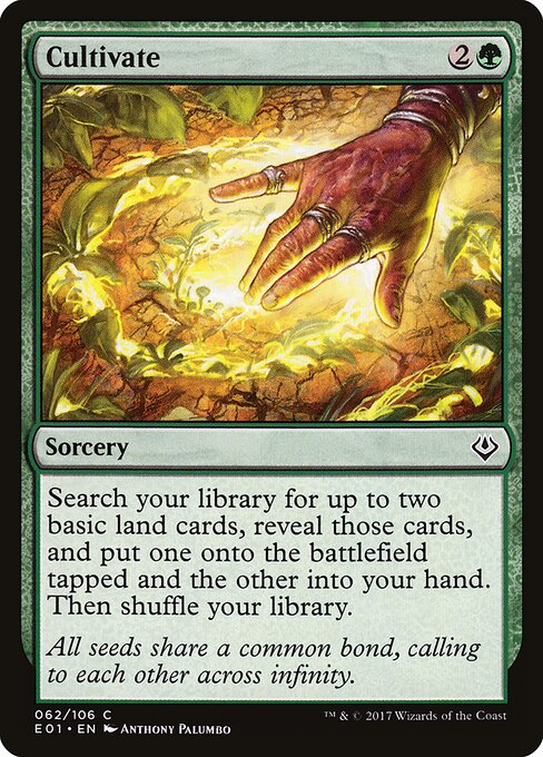 Cultivate — Archenemy: Nicol Bolas #62, art by Anthony Palumbo