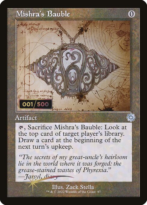 Mishra's Bauble — The Brothers' War Retro Artifacts #97z, art by Zack Stella