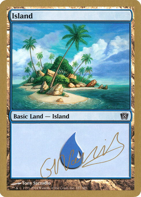 Island — World Championship Decks 2004 #gn337, art by Tony Szczudlo