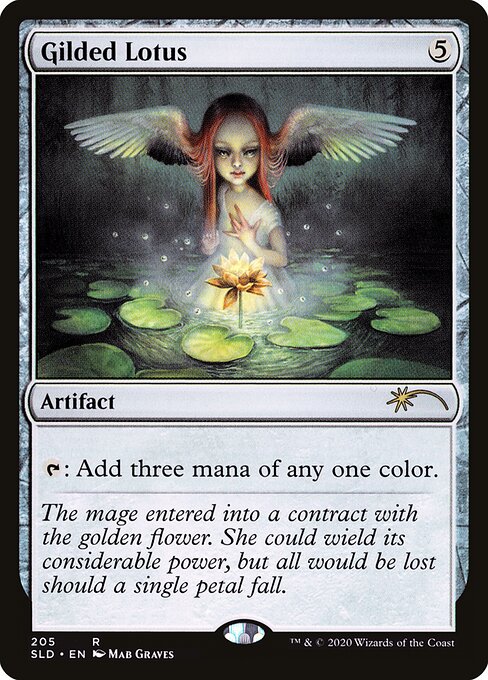 Gilded Lotus — Secret Lair Drop #205, art by Mab Graves