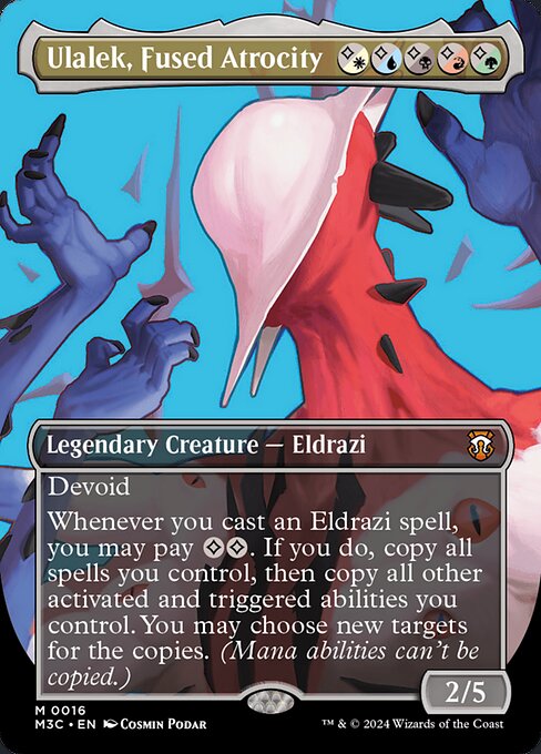 Ulalek, Fused Atrocity — Modern Horizons 3 Commander #16, art by Cosmin Podar