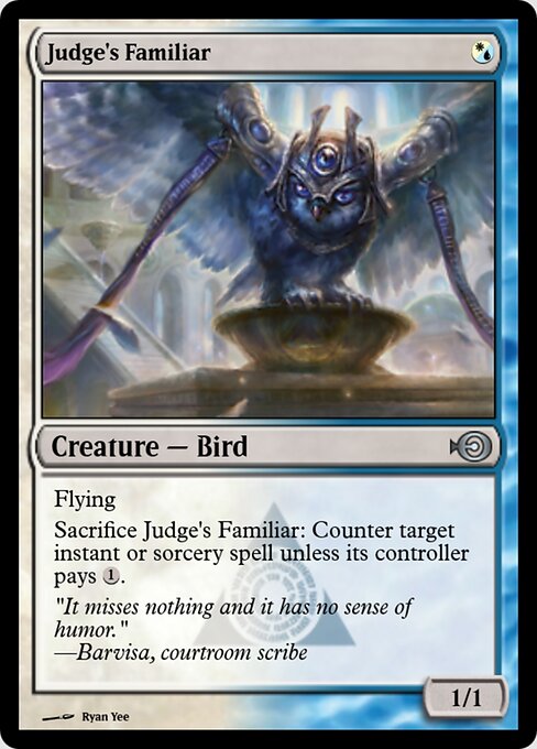 Judge's Familiar — Magic Online Promos #48194, art by Ryan Yee