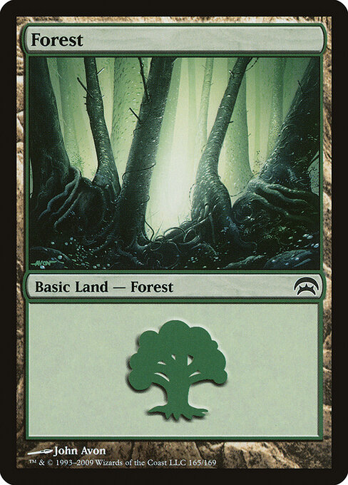 Forest — Planechase #165, art by John Avon