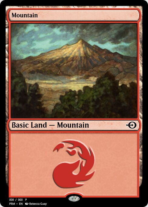 Mountain — Magic Online Promos #58259, art by Rebecca Guay
