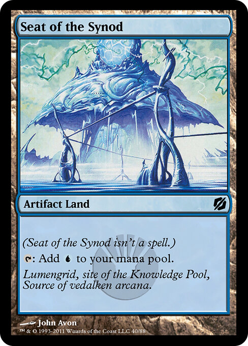 Seat of the Synod — Duel Decks: Mirrodin Pure vs. New Phyrexia #40, art by John Avon