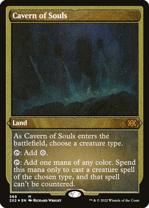 Cavern of Souls — Double Masters 2022 #569, art by Richard Wright