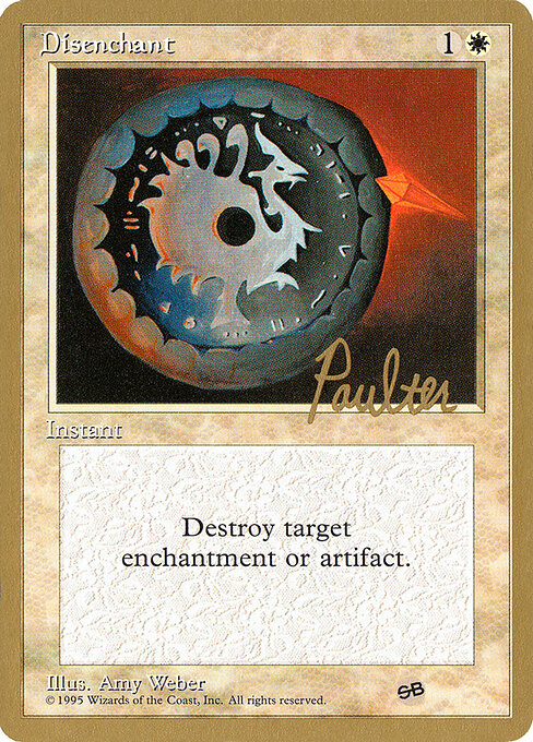 Disenchant — Pro Tour Collector Set #pp22sb, art by Amy Weber