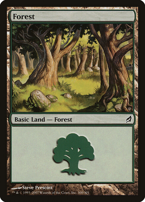 Forest — Lorwyn #300, art by Steve Prescott