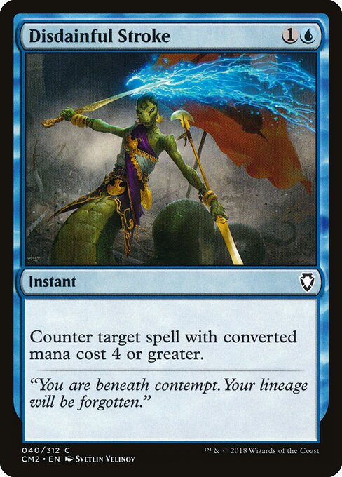 Disdainful Stroke — Commander Anthology Volume II #40, art by Svetlin Velinov