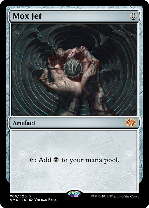 Mox Jet — Vintage Masters #6, art by Volkan Baǵa