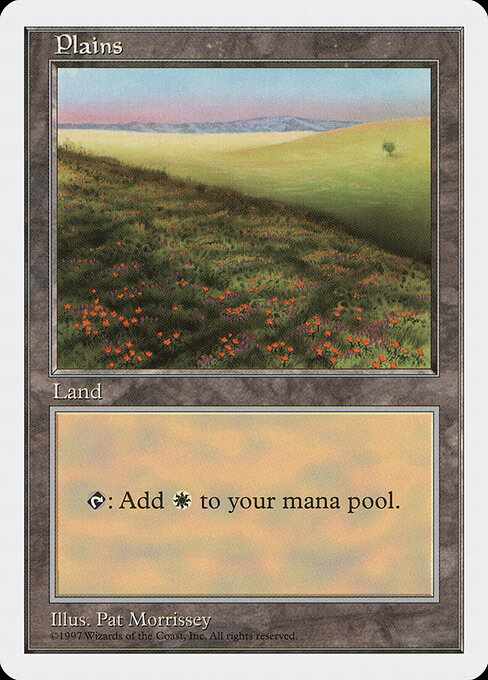 Plains — Fifth Edition #431, art by Pat Lewis