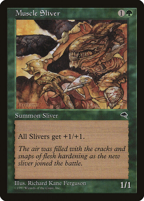Muscle Sliver — Tempest #238, art by Richard Kane Ferguson