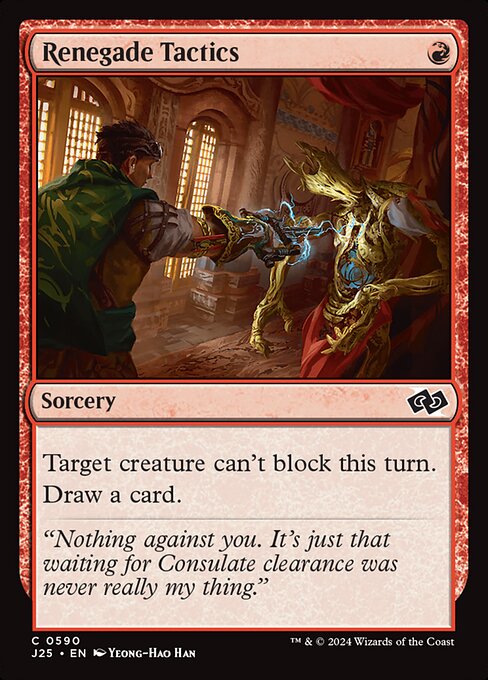 Renegade Tactics — Foundations Jumpstart #590, art by Yeong-Hao Han