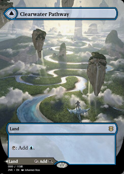 Clearwater Pathway // Murkwater Pathway — Magic Online Promos #83858, art by Johannes Voss