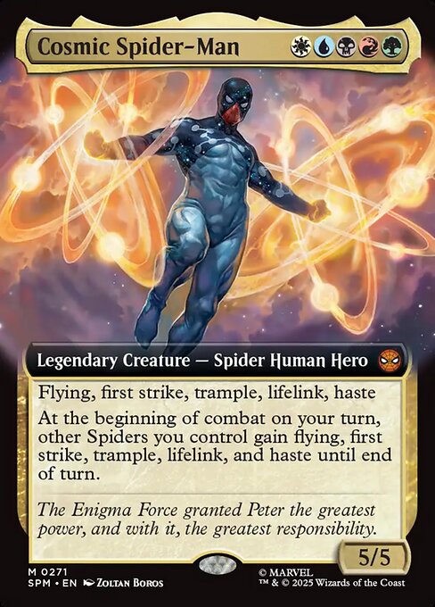 Cosmic Spider-Man — Marvel's Spider-Man #271, art by Zoltan Boros