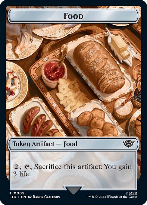 Food — Tales of Middle-earth Tokens #9, art by Randy Gallegos