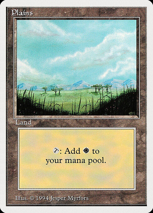 Plains — Summer Magic / Edgar #293, art by Jesper Myrfors
