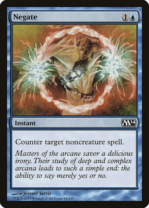 Negate — Magic 2014 #64, art by Jeremy Jarvis