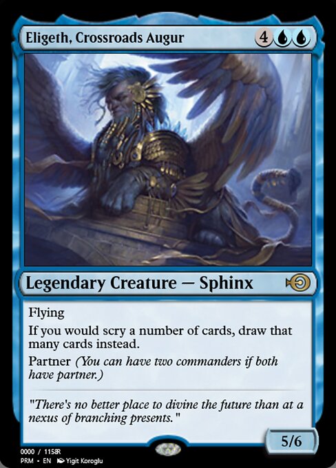 Eligeth, Crossroads Augur — Magic Online Promos #86280, art by Yigit Koroglu