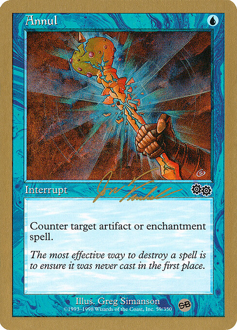 Annul — World Championship Decks 2000 #jf59sb, art by Greg Simanson
