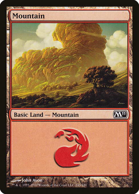 Mountain — Magic 2011 #243, art by John Avon